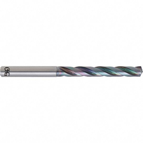 Jobber Length Drill Bit: 13.38 mm Dia, 140 &deg;, Solid Carbide