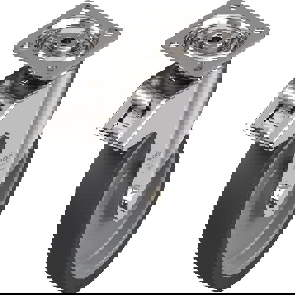 Standard Casters; Mount: Hollow Kingpin ; Caster Type: Twin Wheel Swivel ; Bearing Type: Precision Ball ; Style: Double Ball ; Wheel Diameter (Inch): 5 ; Wheel Width (Inch): 13/16