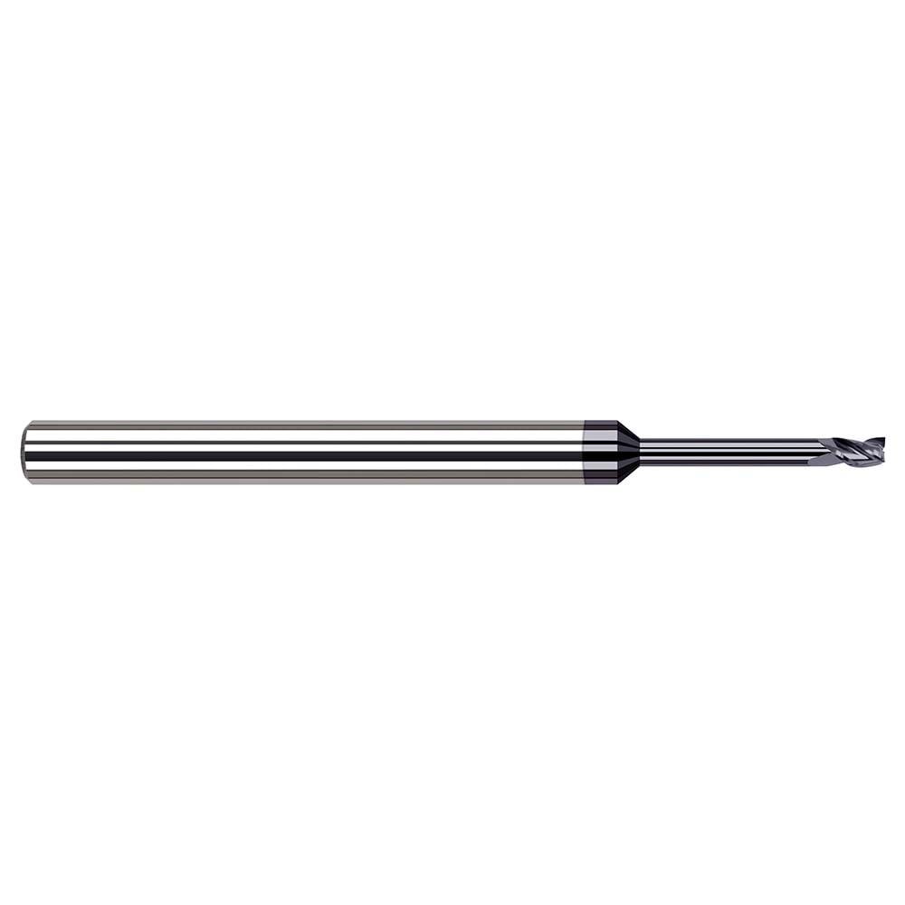 Square End Mills; Mill Diameter (mm): 0.50 ; Mill Diameter (Decimal Inch): 0.0200 ; Number Of Flutes: 4 ; End Mill Material: Solid Carbide ; Length of Cut (Decimal Inch): 0.0300 ; Shank Diameter (Inch): 1/8
