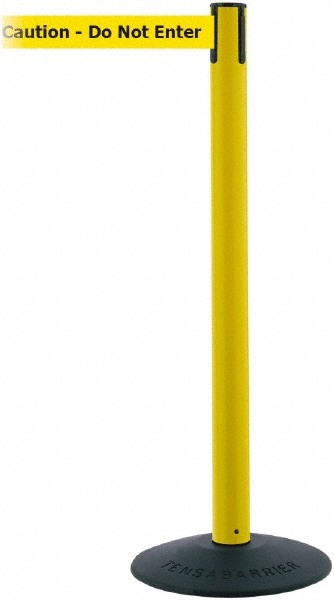Pedestrian Barrier Barricade Tape Dispenser: Built-In Mount
