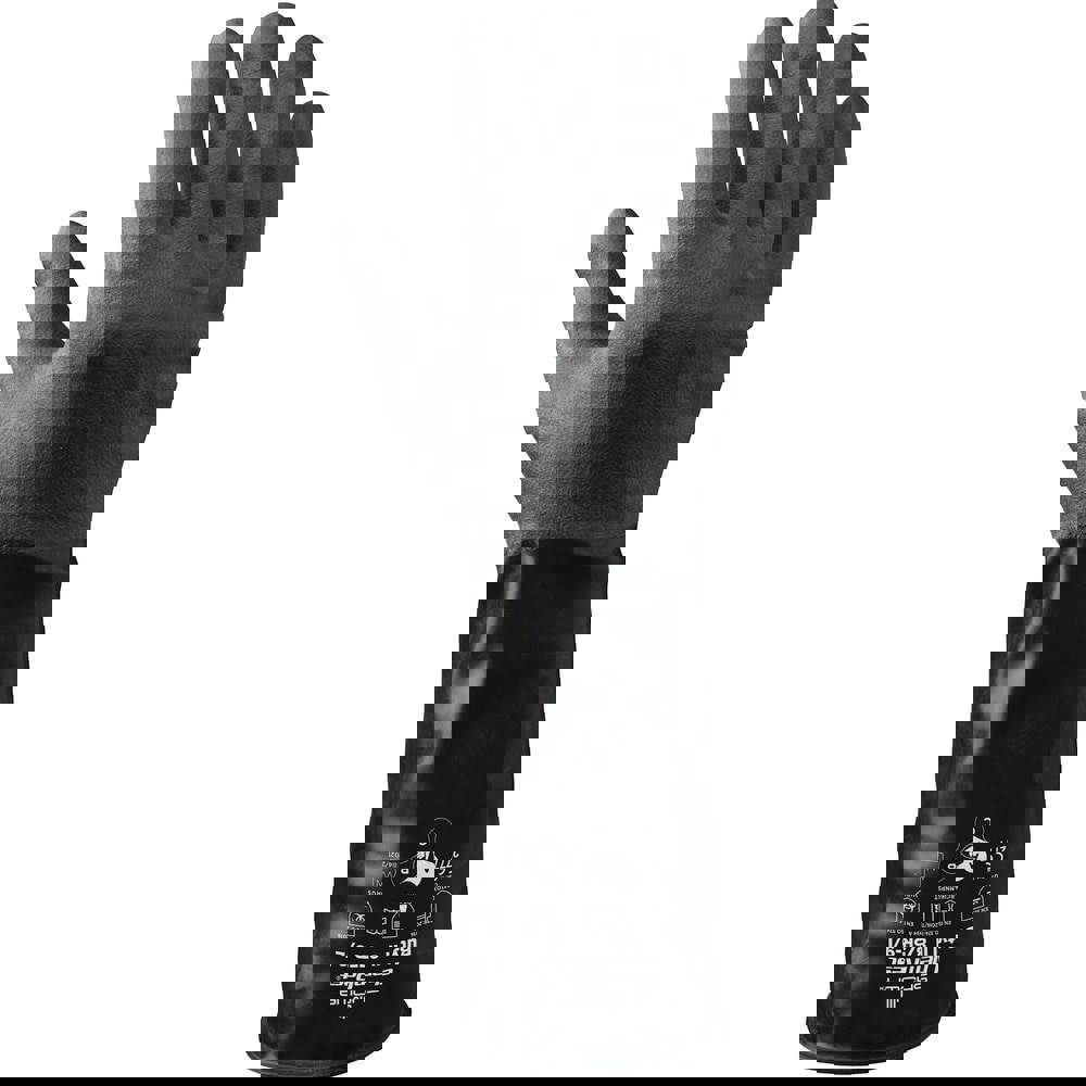 Chemical Resistant Gloves; Glove Type: Type A Chemical Resistant Gloves ; Material: Butyl ; Numeric Size: 7 ; Coating Material: Butyl ; Finish: Rough ; Lining Material: Unlined