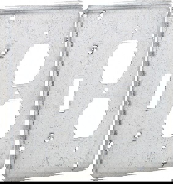 Electrical Box Cover: Steel, 4.688