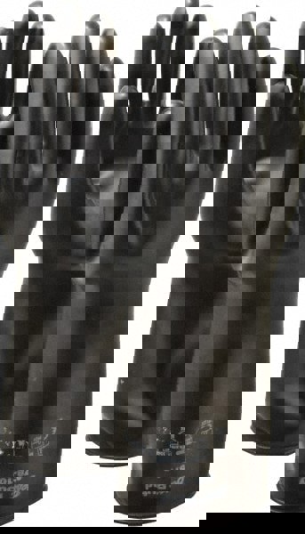 Chemical Resistant Gloves: SHOWA. Size X-Large, 25.00 Thick, Butyl, Unsupported