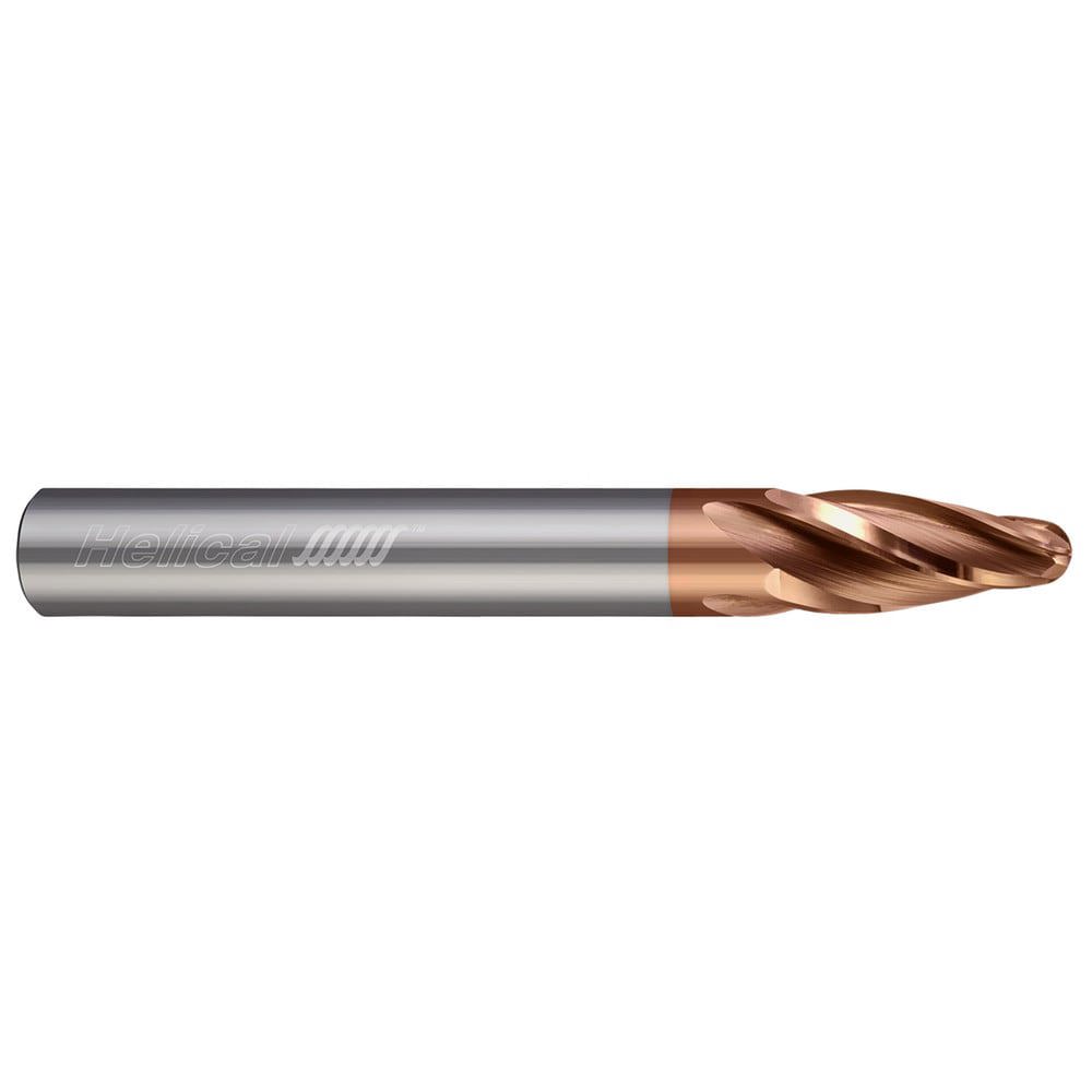 Barrel Cutter End Mills; End Type: Oval Form ; Material: Solid Carbide ; Finish Coating: Tplus ; Major Radius (Decimal Inch): 4.0000 ; Length of Cut (Decimal Inch): 1.1013 ; Shank Diameter: 0.5000