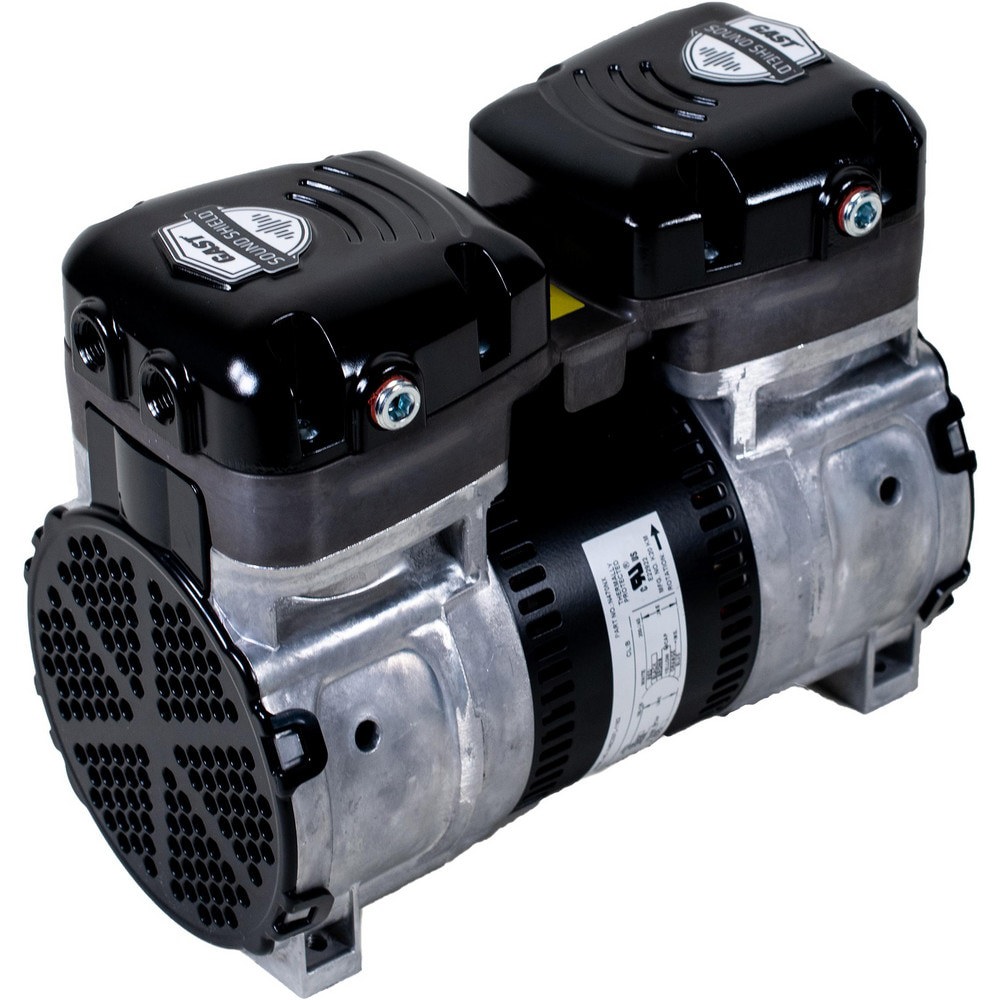 Piston-Type Vacuum Pumps; Compressor Type: Compressor/Vacuum Pump ; Horsepower: 1/2 ; Cubic Feet Per Minute: 4.8 ; Voltage: 115/120V AC ; Frequency: 50/60HZ ; Port Size: 1/4