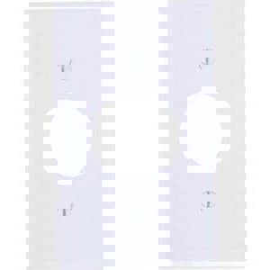 1G SGL RECEPT PLT WHIT