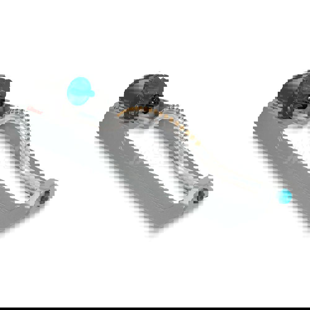 Lawn Sprinklers; Type: Sprinkler with Curved Metal Tube ; Thread Size: 3/4 ; Base Style: Sled ; Spray Pattern: Rectangular