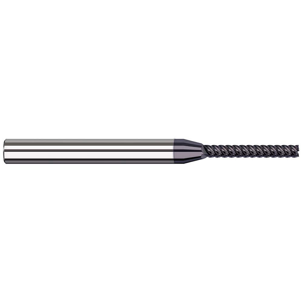 Square End Mill: 5/64'' Dia, 35/64'' LOC, 1/8'' Shank Dia, 2-1/2'' OAL, 7 Flutes, Solid Carbide