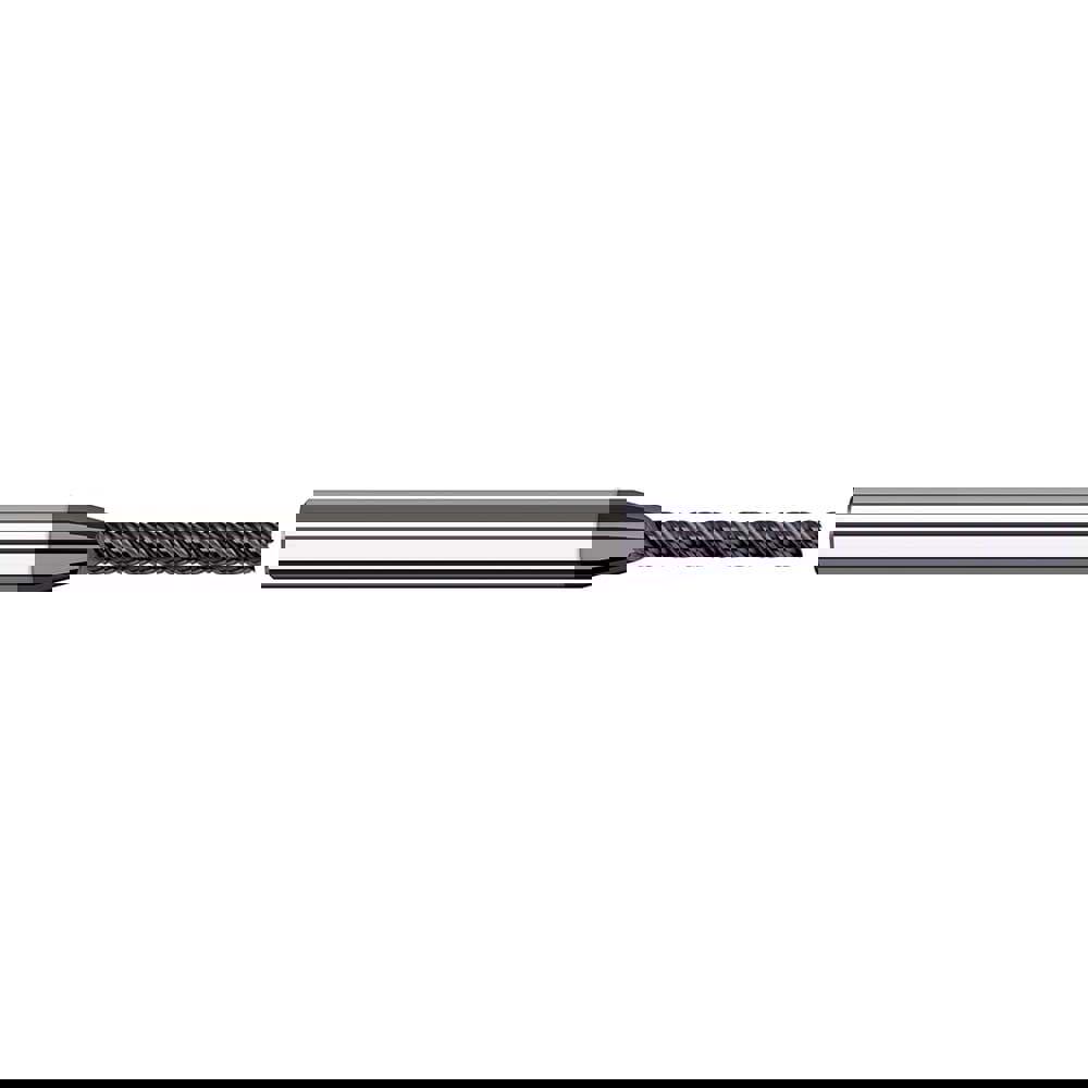 Square End Mill: 3/32'' Dia, 43/64'' LOC, 1/8'' Shank Dia, 2-1/2'' OAL, 7 Flutes, Solid Carbide