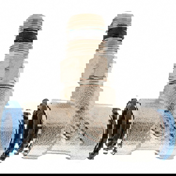 Push-To-Connect Tube to Male & Tube to Male NPTF Tube Fitting: Swivel Branch Tee, 1/4