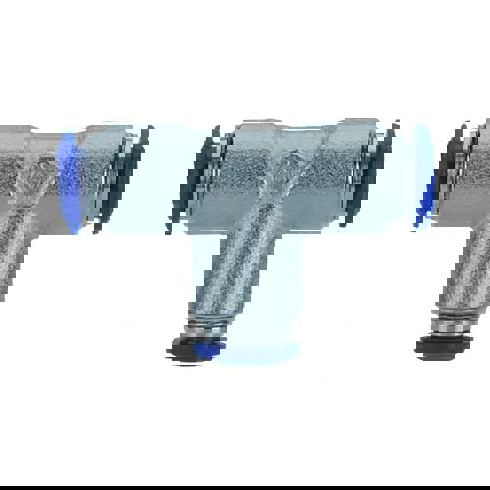 Push-to-Connect Tube x Tube Fitting: Union Tee, 1/2