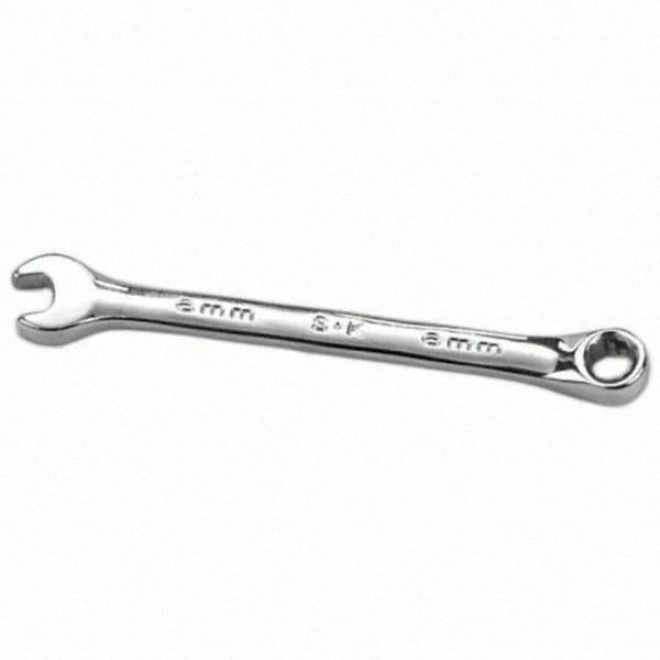 Combination Wrench: 6 mm Head Size, 15 &deg; Offset