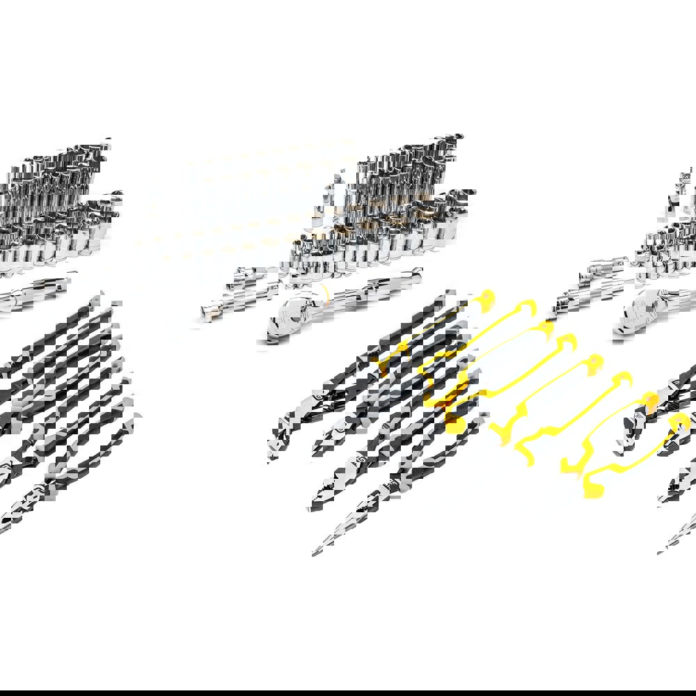 Socket Sets; Set Type: Deep; Standard ; Measurement Type: Inch; Metric ; Drive Size: 1/2 ; Minimum Size (Inch): 7/16 ; Minimum Size (mm): 10.00 ; Maximum Socket Depth (Decimal Inch): 1.1250