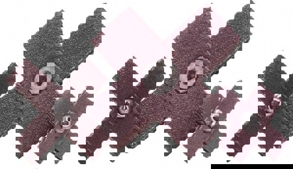 120 Grit, Fine Grade, Aluminum Oxide Cross Pad