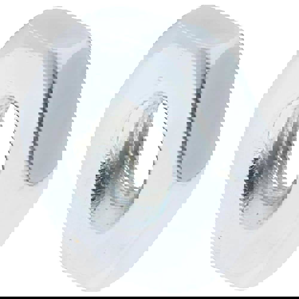 Hex Nut: #6-32, Grade 2 Steel, Zinc-Plated