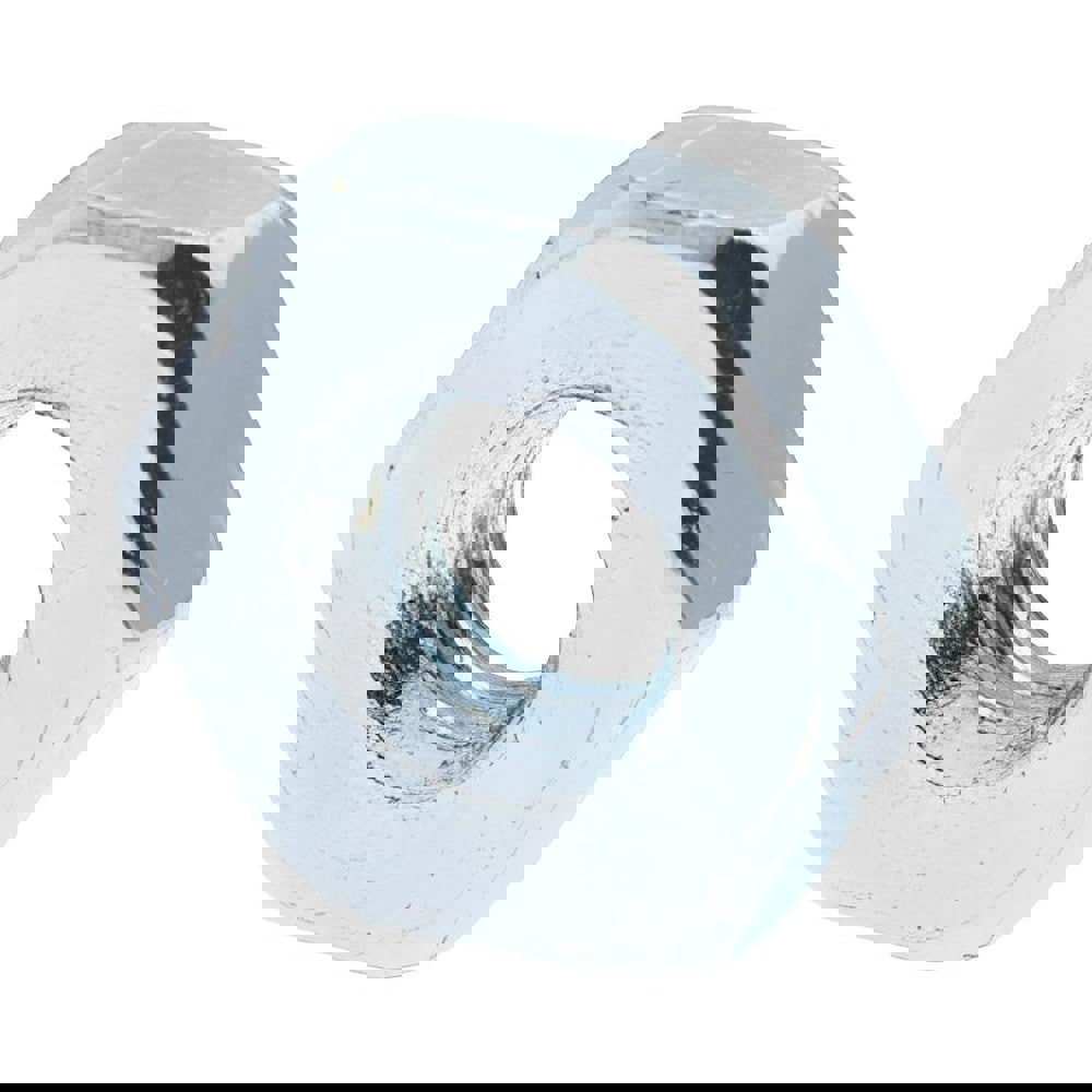 Hex Nut: #10-24, Grade 2 Steel, Zinc-Plated