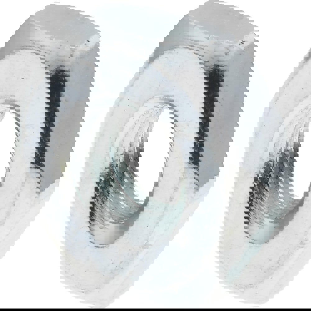 Hex Nut: #12-24, Grade 2 Steel, Zinc-Plated