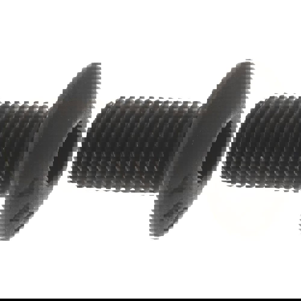 Button Socket Cap Screw: #6-32 x 3/8, Alloy Steel, Black Oxide Coated