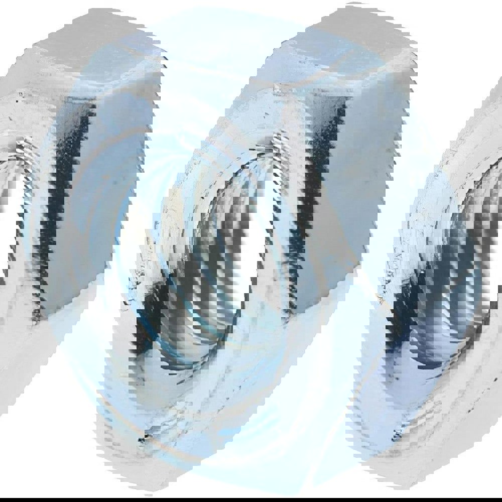 Hex Nut: 1/4-20, Grade 5 Steel, Zinc-Plated