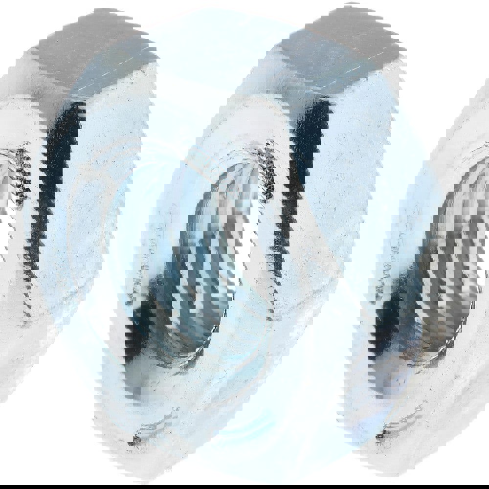 Hex Nut: 1/4-20, Grade 5 Steel, Zinc-Plated