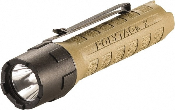 Handheld Flashlight: LED, 65 hr Max Run Time, CR123A battery