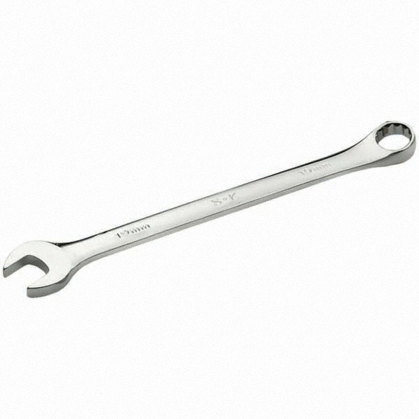 Combination Wrench: 0.5'' Head Size, 15 &deg; Offset