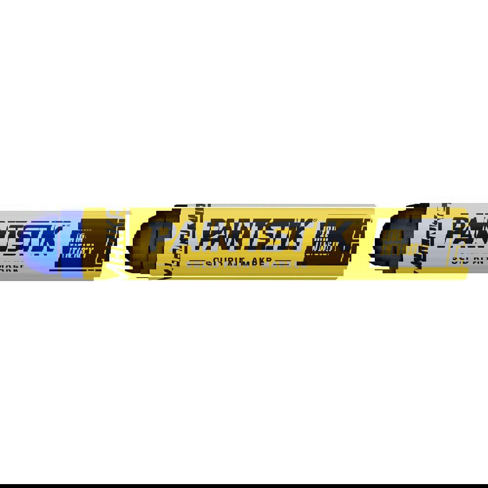 Solid paint crayon with high-intensity colors