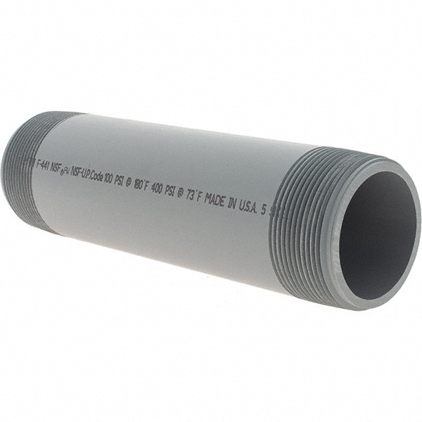 Plastic Pipe Nipple CPVC 2x8
