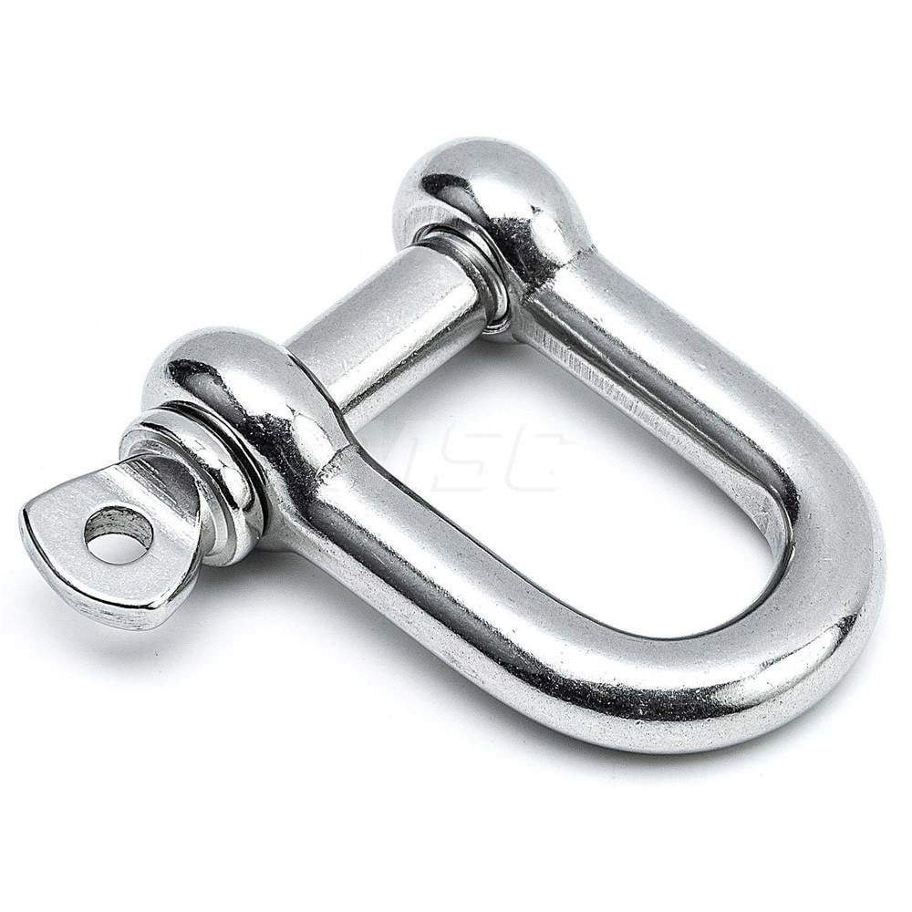 Tool Holding Accessories; Connection Type: D-Ring ; Color: Polished Chrome ; Type: Tether Shackle ; UNSPSC Code: 24112401