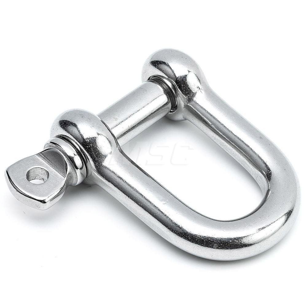 Tool Holding Accessories; Connection Type: D-Ring ; Color: Polished Chrome ; Type: Tether Shackle ; UNSPSC Code: 24112401