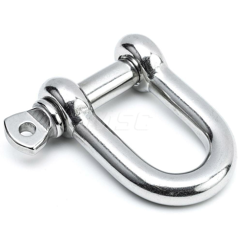 Tool Holding Accessories; Connection Type: D-Ring ; Color: Polished Chrome ; Type: Tether Shackle ; UNSPSC Code: 24112401