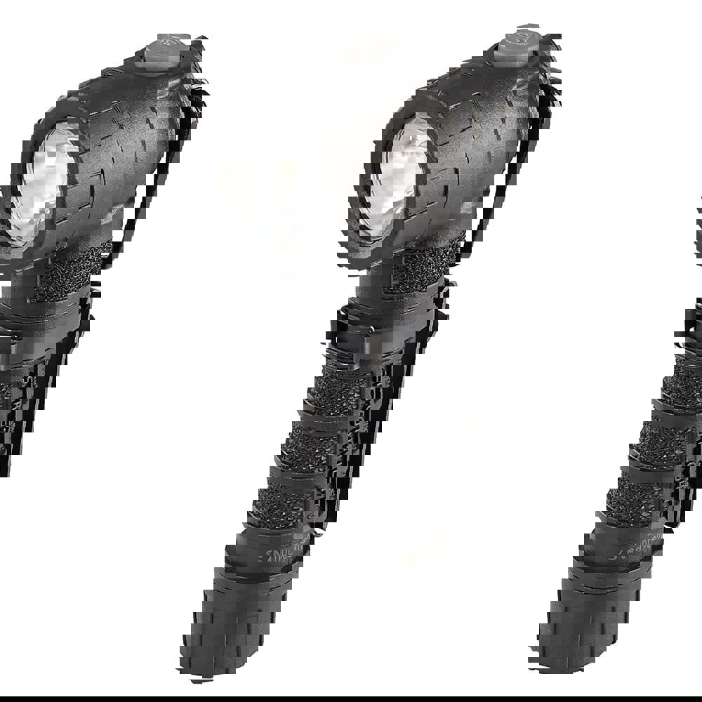 Handheld Flashlight: LED, 500 Lumens, 19 hr Max Run Time, Rechargeable Lithium-ion Battery (Included)