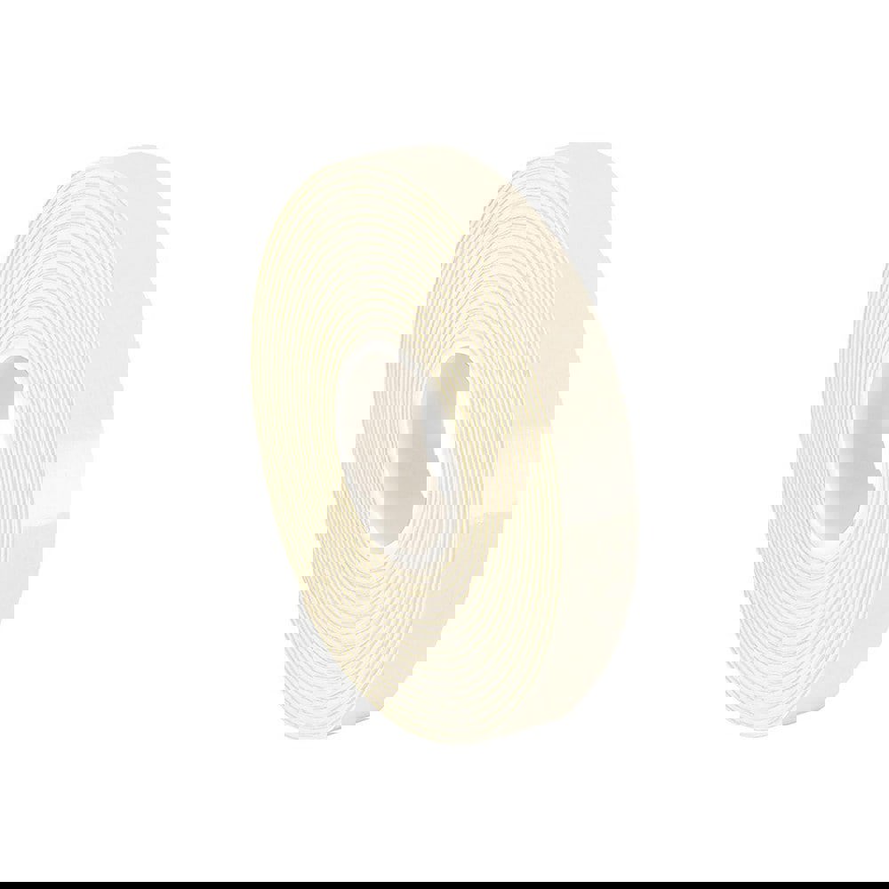 White Double-Sided Polyethylene Foam Tape: 1/2