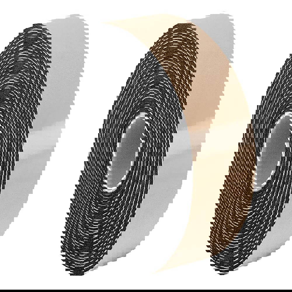 Black Double-Sided Polyethylene Foam Tape: 1/2