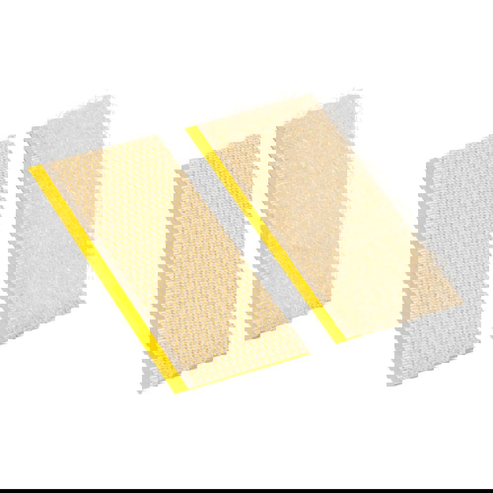 Hook & Loop; Shape: Rectangle ; Tape Width: 1.00in ; Color: Black ; Piece Length (Inch): 3 ; Component Type: Hook & Loop ; Number Of Pieces: 100.000