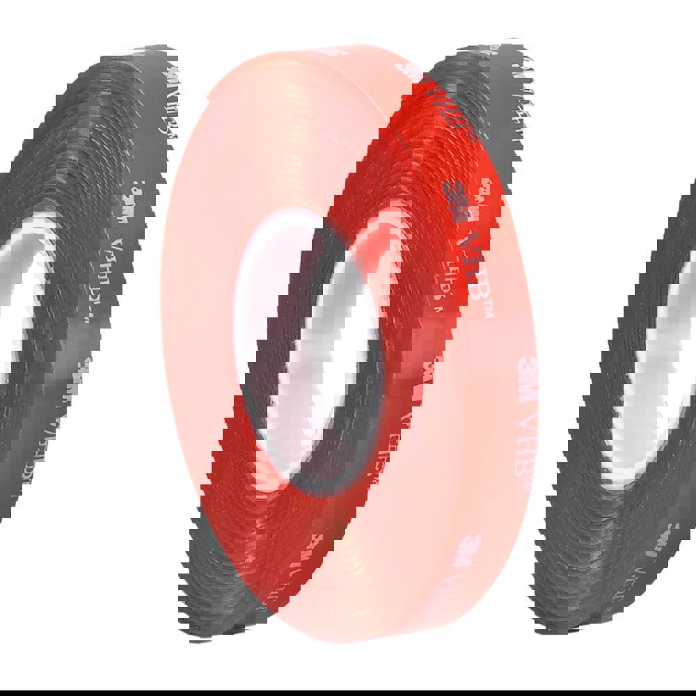 Clear Double-Sided Acrylic Tape: 1/2