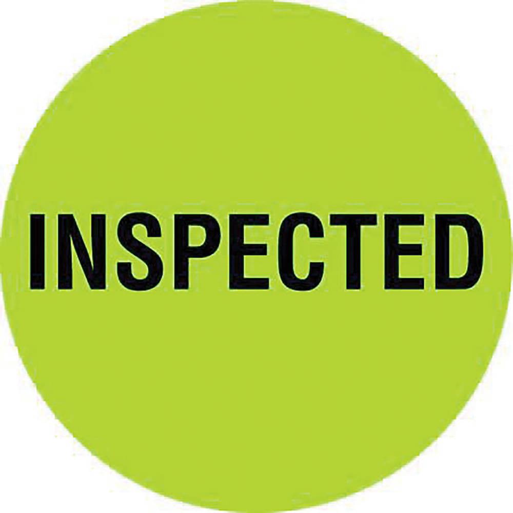 Inspection & Quality Label: 