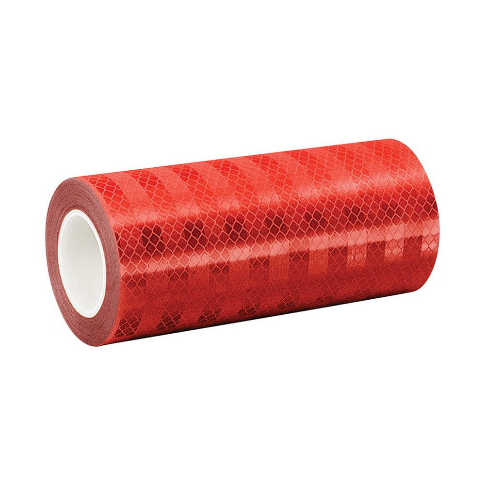 DOT Conspicuity Tape; Color: Red ; Tape Material: Reflective Sheeting ; Width (Inch): 5 ; Length (Feet): 15 ; Length (Inch): 180 ; UNSPSC Code: 41122703
