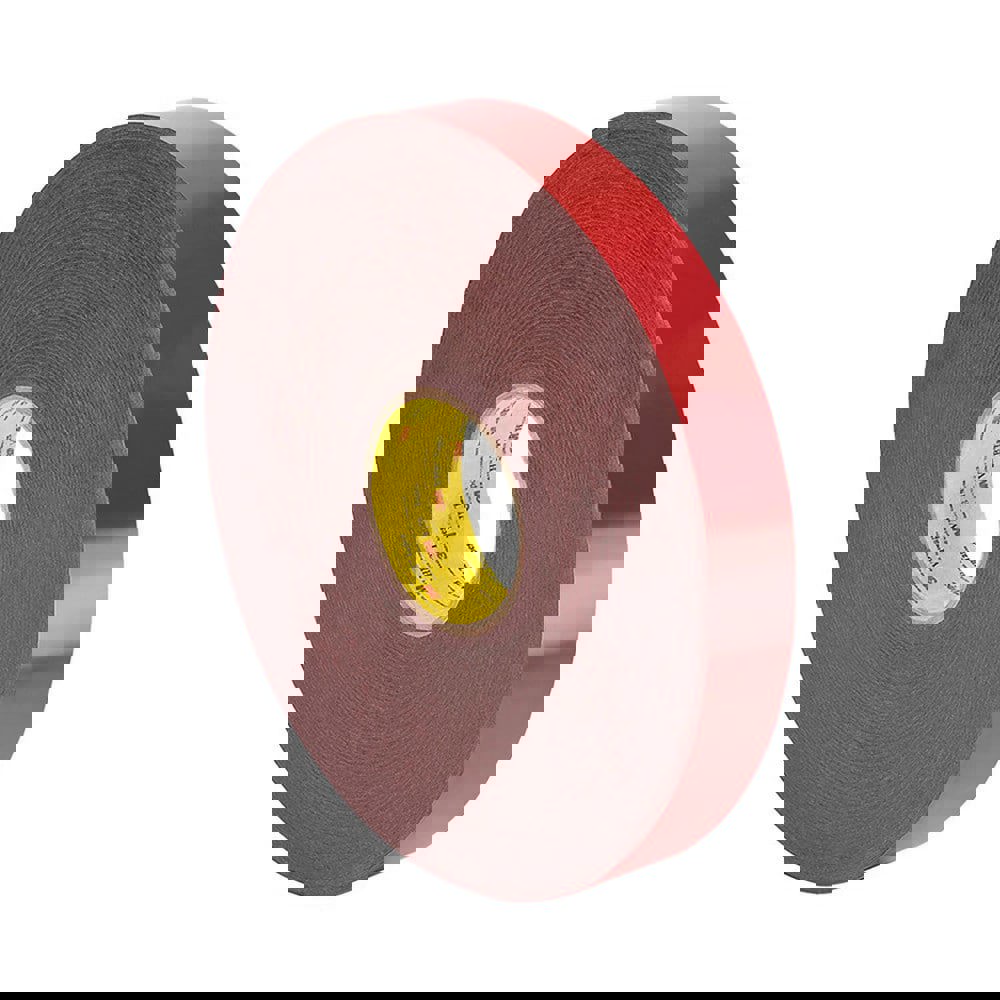 Dark Gray Double-Sided Foam Tape: 2-1/4