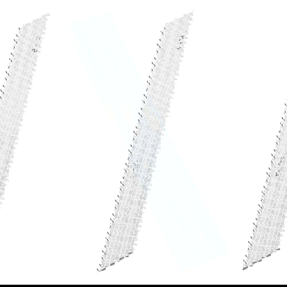 DOT Conspicuity Tape; Color: White ; Tape Material: Reflective Sheeting ; Width (Inch): 2 ; Length (Feet): 1 ; Length (Inch): 12