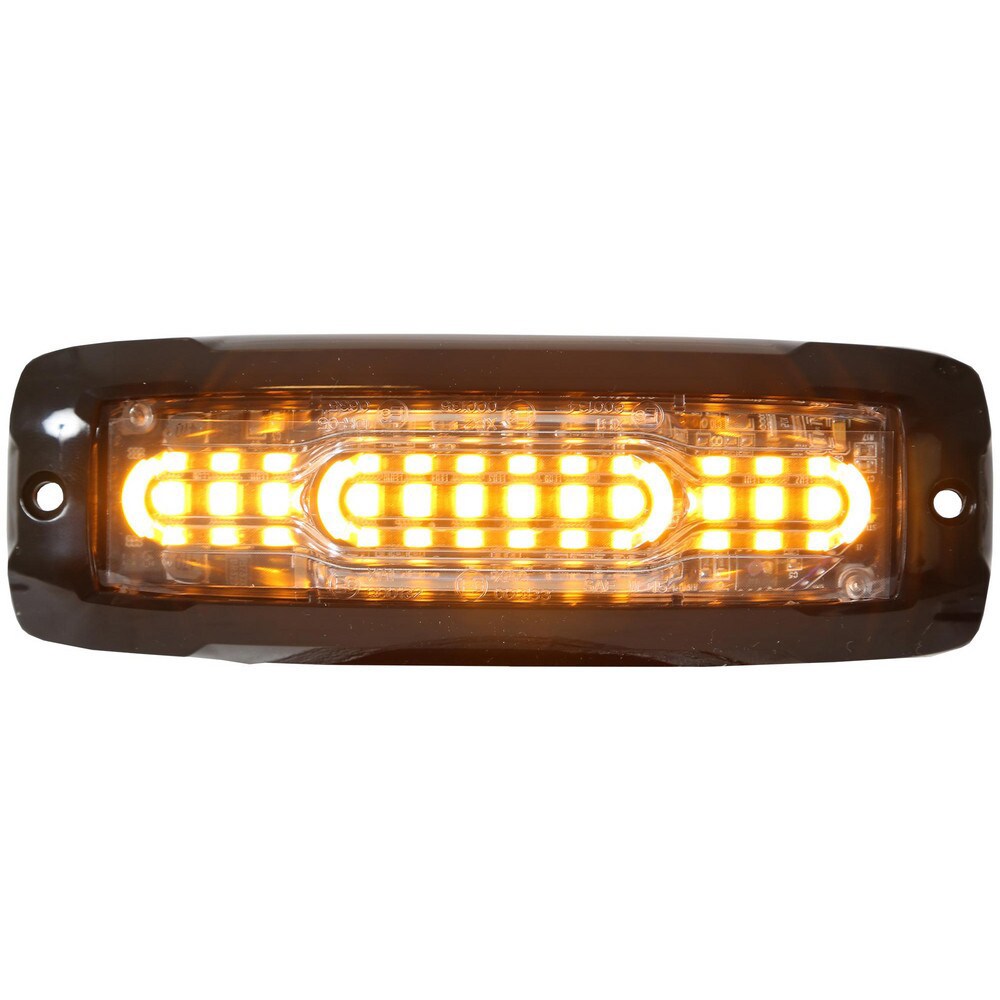 Towing Lights; Type: LED ; Color: Amber ; Length (Inch): 5 ; Width (Inch): 1-49/64 ; Voltage: 12-24V ; Material: Aluminum; Polycarbonate