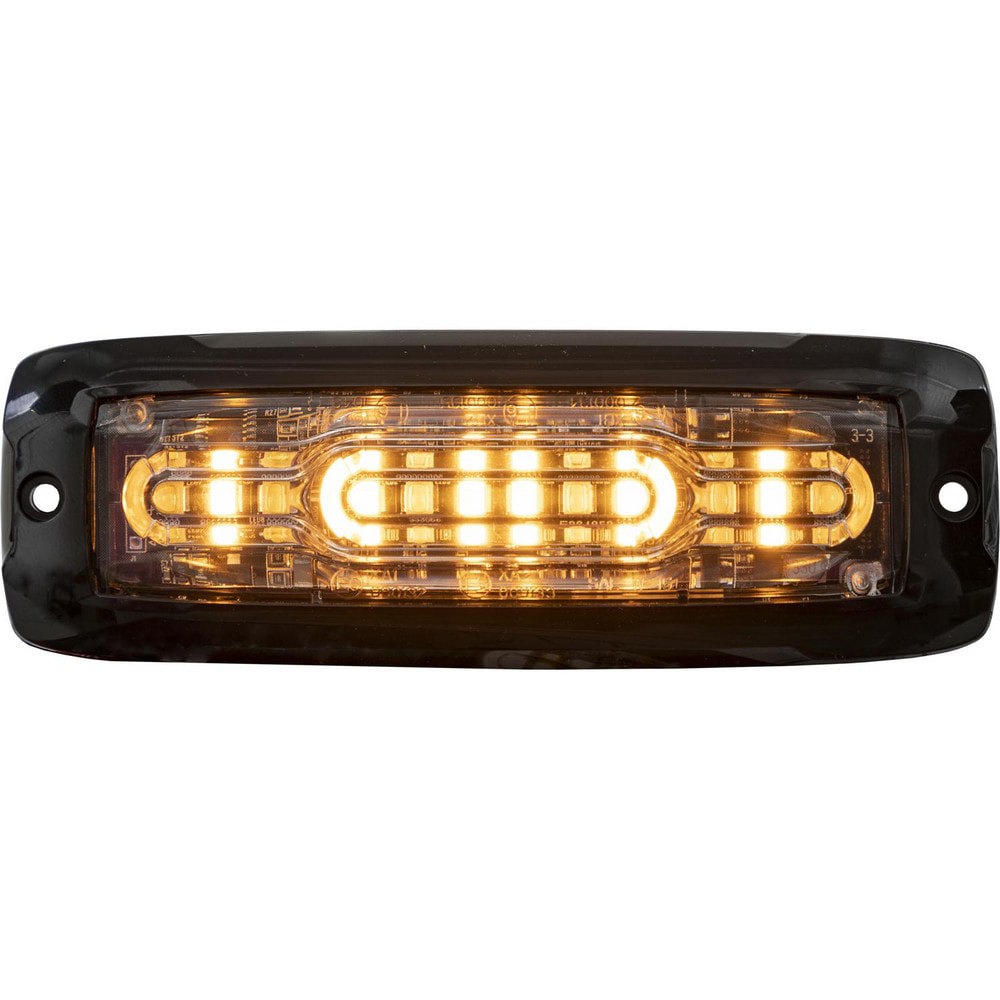 Towing Lights; Type: LED ; Color: Amber; Clear ; Length (Inch): 5 ; Width (Inch): 5.2 ; Voltage: 12-24V ; Material: Polycarbonate; Aluminum