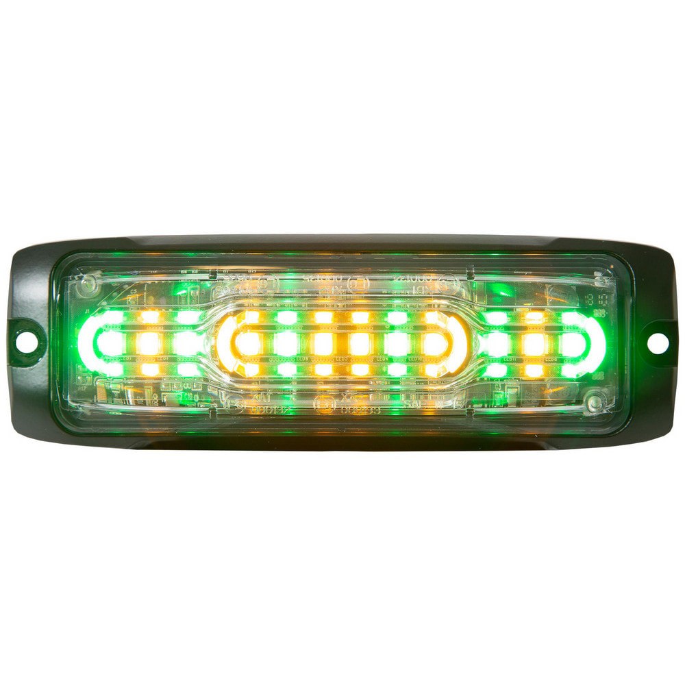 Auxiliary Lights; Light Type: Strobe Light ; Amperage Rating: 0.8800 ; Light Technology: LED ; Color: Amber; Green ; Wattage: 10.550 ; Material: Polycarbonate; Aluminum