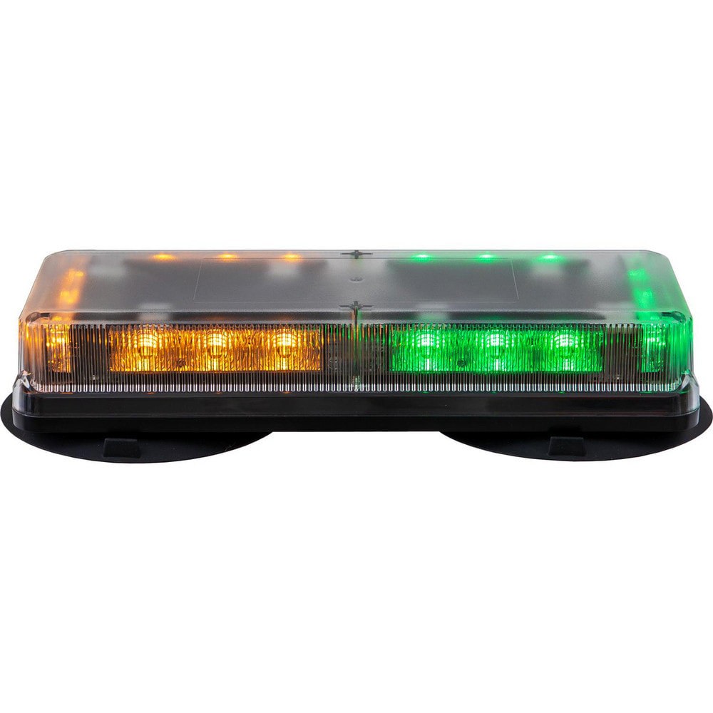 Light Boxes & Bars; Type: Light Bar ; Length (Inch): 16-45/64 ; Height (Inch): 2-29/32 ; Width (Inch): 6-29/32 ; Color: Amber; Green ; Material: Polycarbonate; Plastic