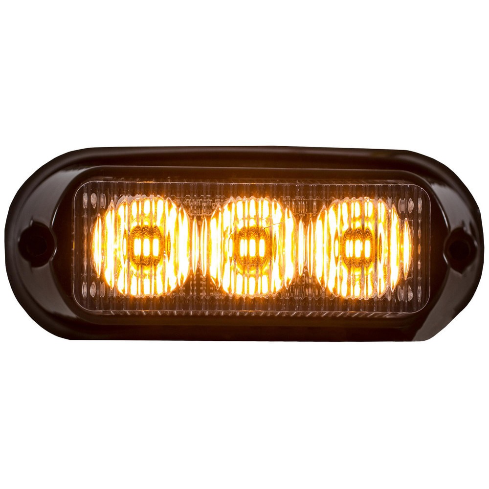 Auxiliary Lights; Light Type: Strobe Light ; Amperage Rating: 0.3000 ; Light Technology: LED ; Color: Amber ; Material: Aluminum ; Voltage: 12.24