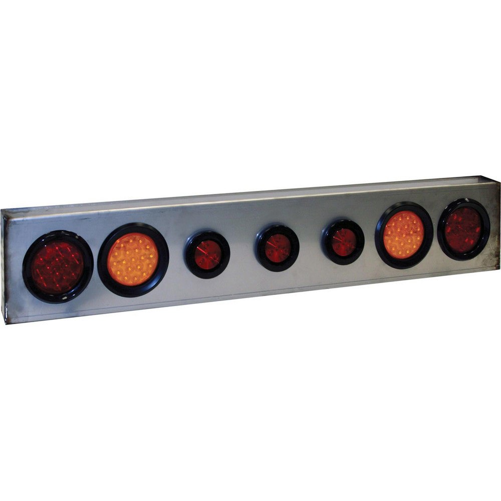 Auxiliary Lights; Light Type: Light Bar ; Amperage Rating: 1.2000 ; Light Technology: LED ; Color: Amber; Red ; Material: Aluminum ; Voltage: 12-24