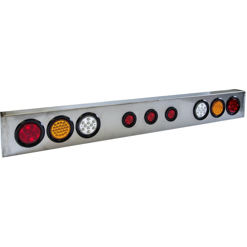 Light Boxes & Bars; Type: Light Bar ; Length (Inch): 66 ; Height (Inch): 8 ; Width (Inch): 3 ; Color: Amber; Red; Clear ; Material: 304 Stainless Steel