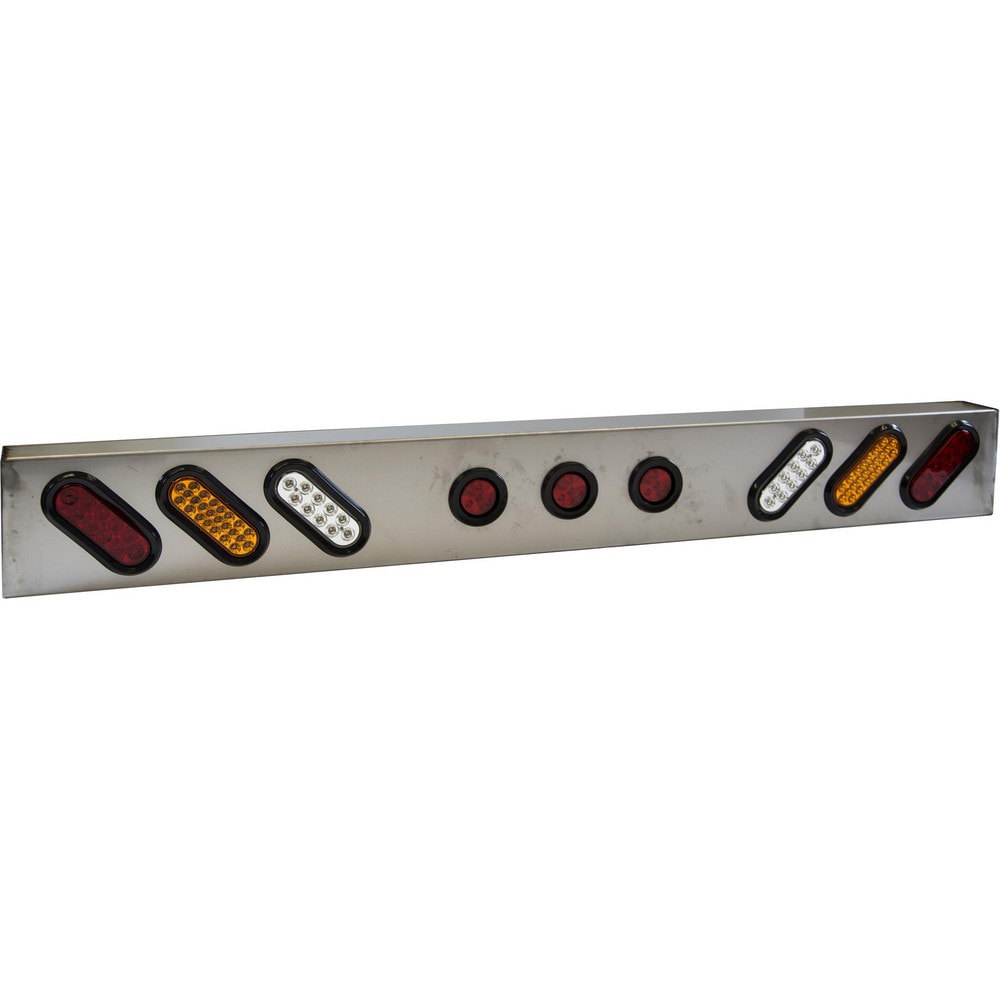 Auxiliary Lights; Light Type: Light Bar ; Amperage Rating: 12.0000 ; Light Technology: LED ; Color: Amber; Red ; Material: Stainless Steel ; Voltage: 12