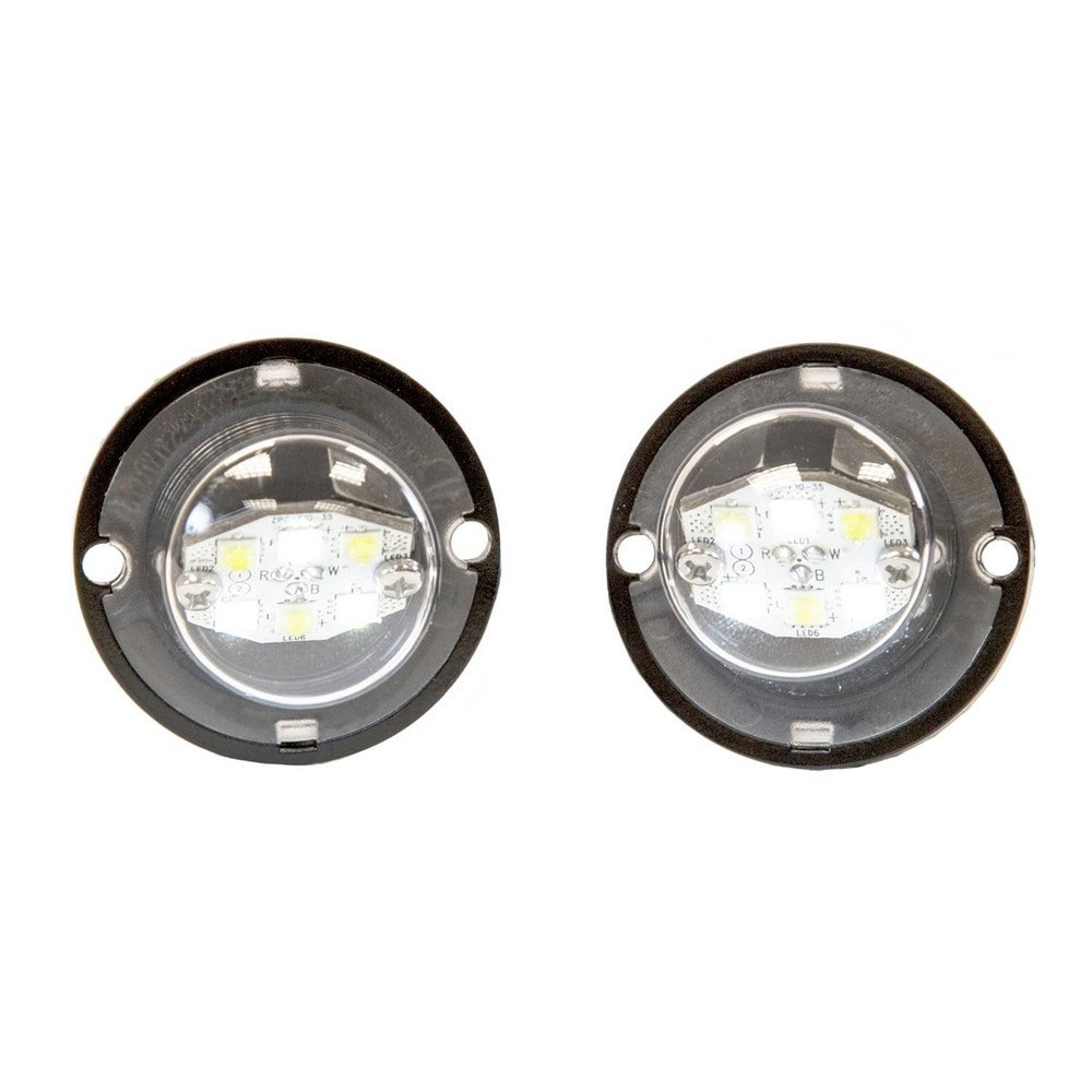 Auxiliary Lights; Light Type: Strobe Light ; Amperage Rating: 1.3000 ; Light Technology: LED ; Color: Clear ; Material: Aluminum ; Voltage: 12-24