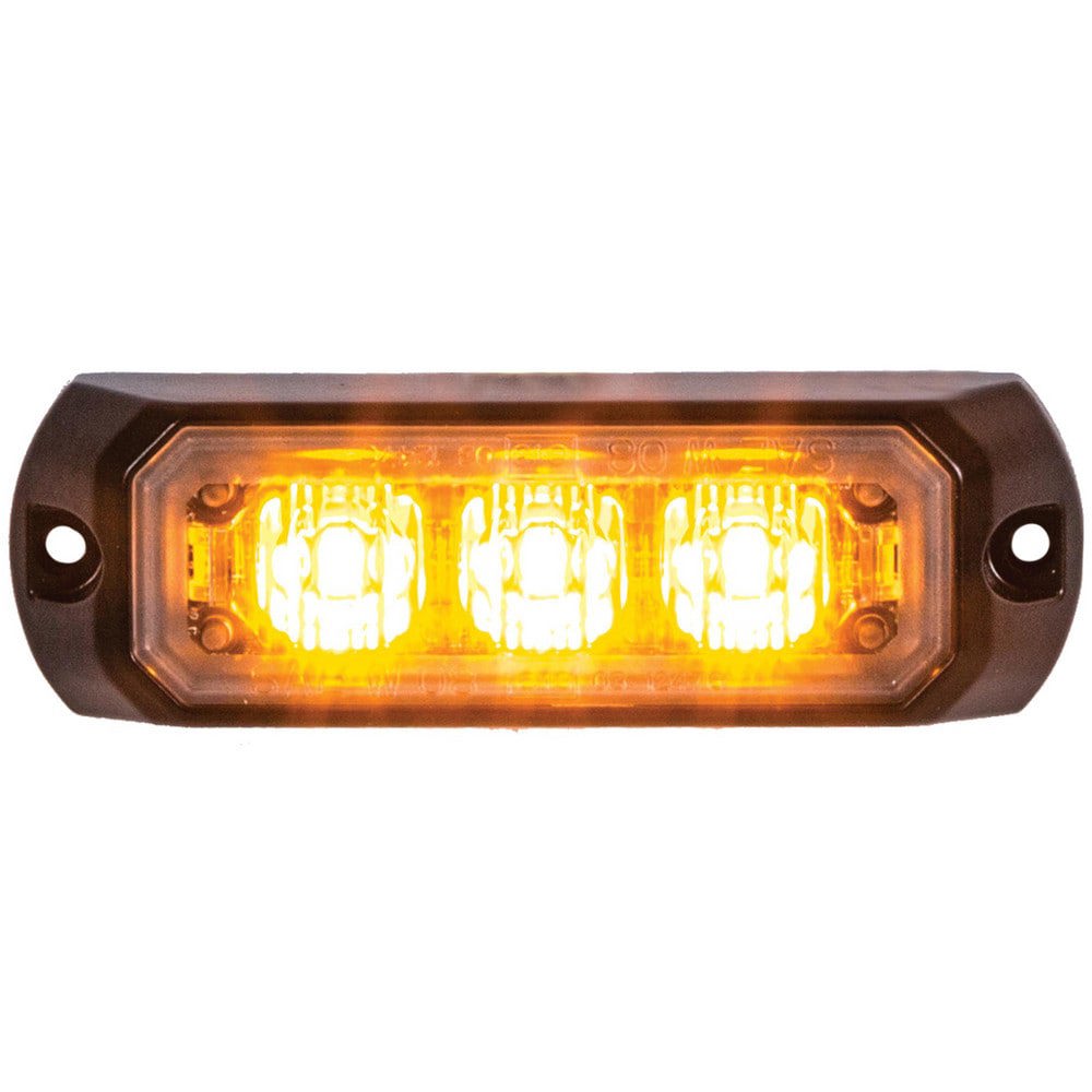 Towing Lights; Type: LED ; Color: Amber ; Length (Inch): 3-1/2 ; Width (Inch): 1-3/32 ; Voltage: 12-24V ; Material: Aluminum